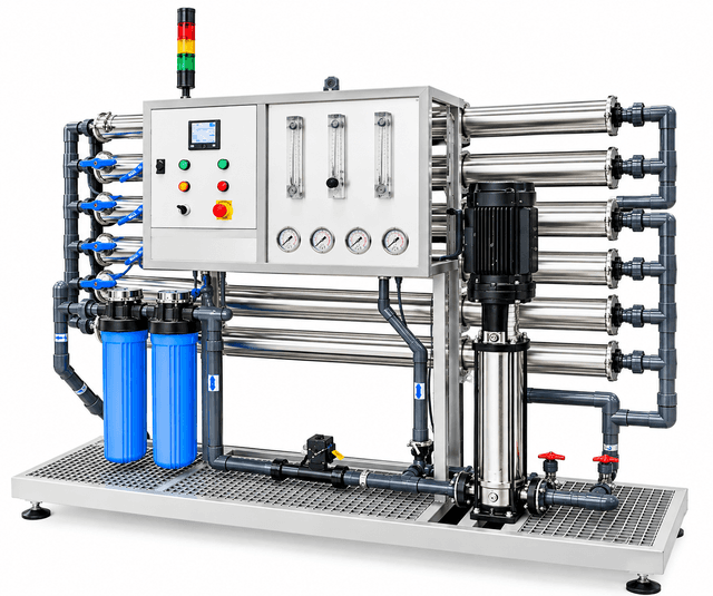 Osmosis Inversa Comercial CDAR-20000 Flujo: 14,400 -15,840 GPD