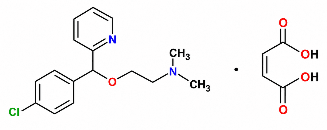 USP Carbinoxamine maleate United States Pharmacopeia (USP) Reference Standard Vial de 200 mg