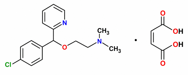 USP Carbinoxamine maleate United States Pharmacopeia (USP) Reference Standard Vial de 200 mg