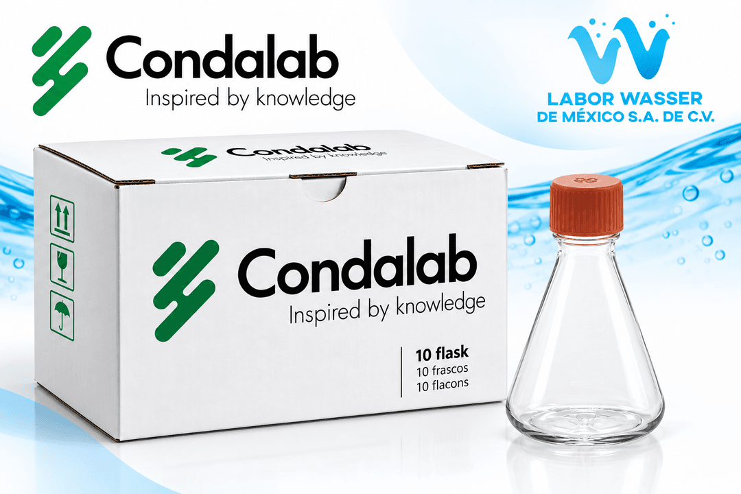 CONDALAB. Fluido K USP Pack of 10 X 100 ML Flask