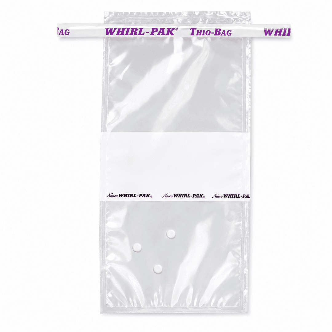 BOLSA WHIRL-PAK 10.1OZ (300ML) THIO-BAG C/TIOSULFATO DE SODIO 11.5X23CM C/100 PZAS. NASCO