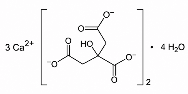 USP Calcium citrate tetrahydrate United States Pharmacopeia (USP) Reference Standard Vial de 500 mg
