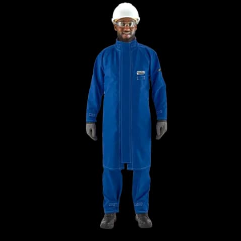 ALPHATEC 66671 COAT BLUE NOMEX SIZE 4XL