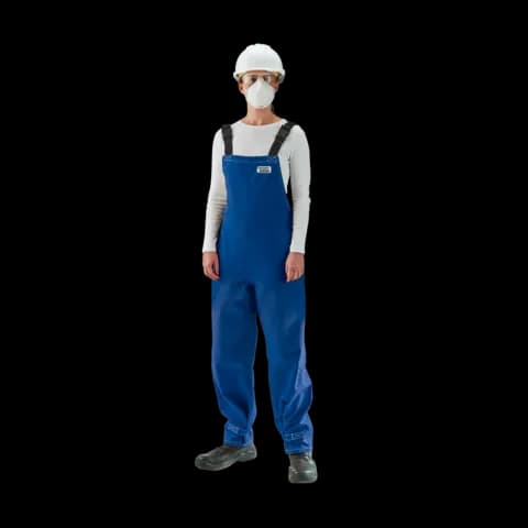 ALPHATEC 66672 BIB OVERALL BLUE NOMEX SIZE 3XL