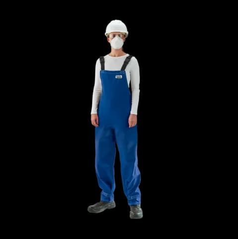 ALPHATEC 66672 BIB OVERALL+3IN BLUE NOMEX SIZE 4XL