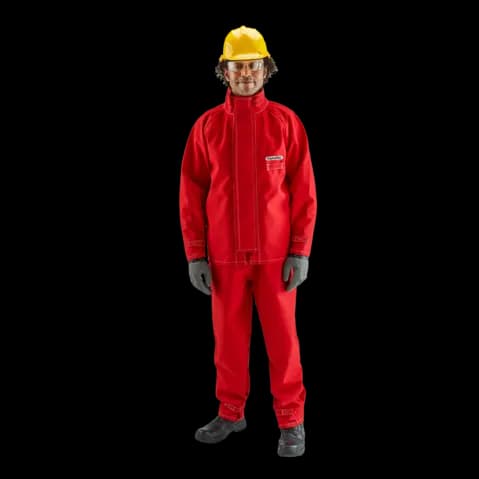 ALPHATEC 66660 JACKET RED POLY SIZE 5XL