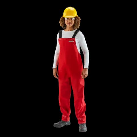 ALPHATEC 66662 BIB OVERALL RED POLY SIZE 4XL