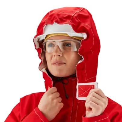 ALPHATEC 66664 HOOD RED POLY ONE SIZE