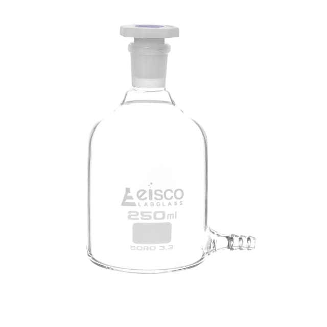 Aspirator Bottle with outlet for tubing, 250ml.