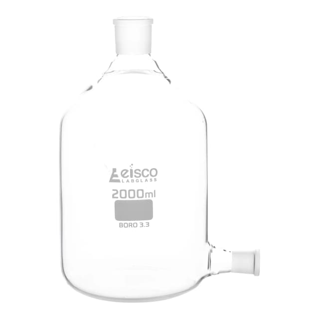 Aspirator Bottle with outlet for stopper, 2000ml.