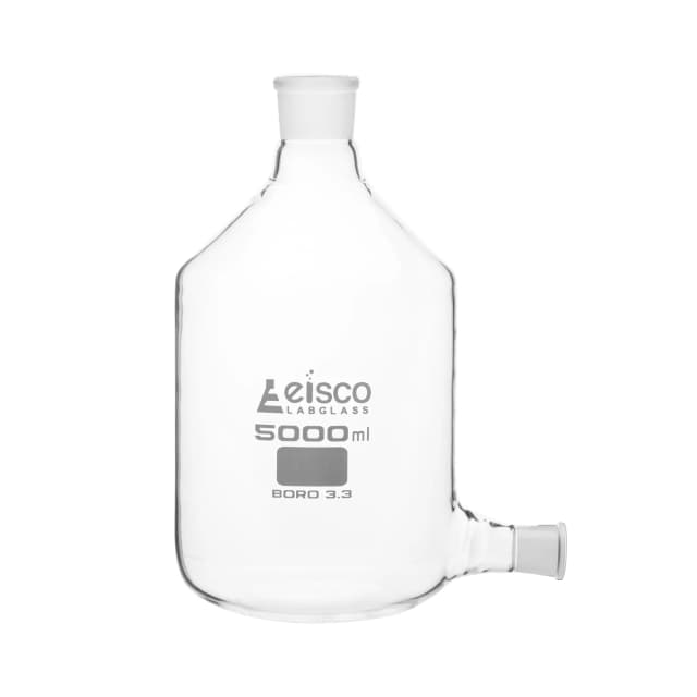 Aspirator Bottle with outlet for stopper, 5000ml.