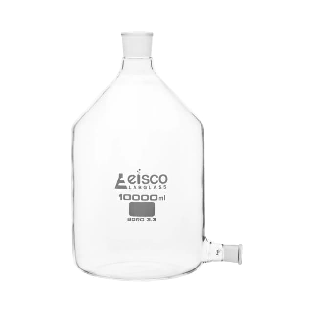 Aspirator Bottle with outlet for stopper, 10000ml.