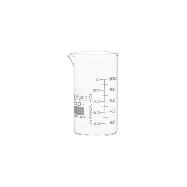 Beakers - Glass - ASTM, Tall Form, with spout made of borosilicate glass, graduated, 100 ml