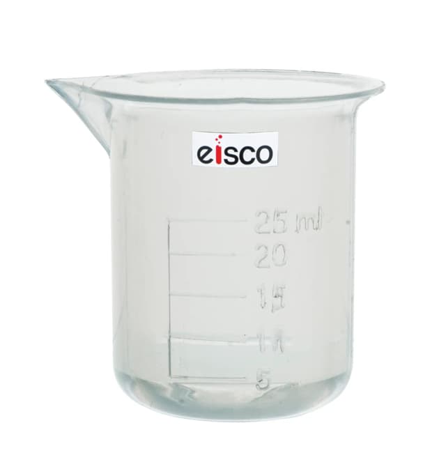 Beaker - Euro Design, Polypropylene, 25 x 5ml.