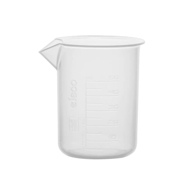 Beaker - Euro Design, Polypropylene, 50 x 5ml.