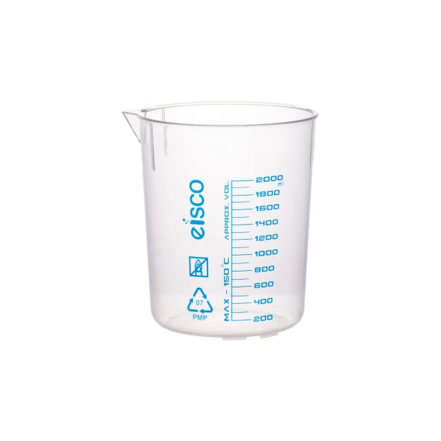 Beaker - TPX, Low form with spout,1000 x 50ml.