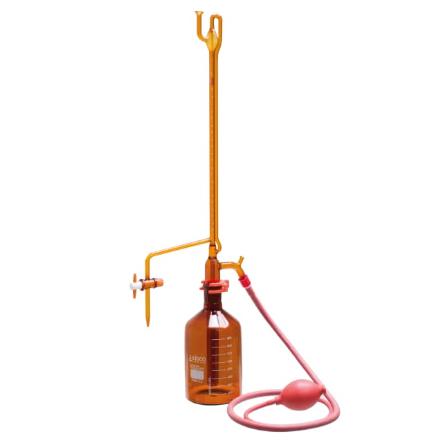 Automatic Zero Burettes - Amber Glass with PTFE Key Stopcock 10ml