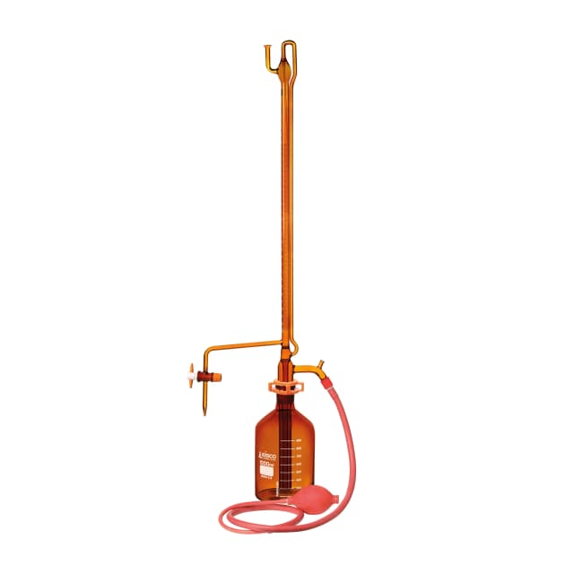 Automatic Zero Burettes - Amber Glass with PTFE Key Stopcock 25ml