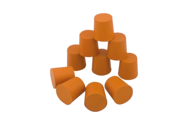 Stopper Rubber, Solid, bottom 75mm, top 90mm, length 39mm, pk of 10