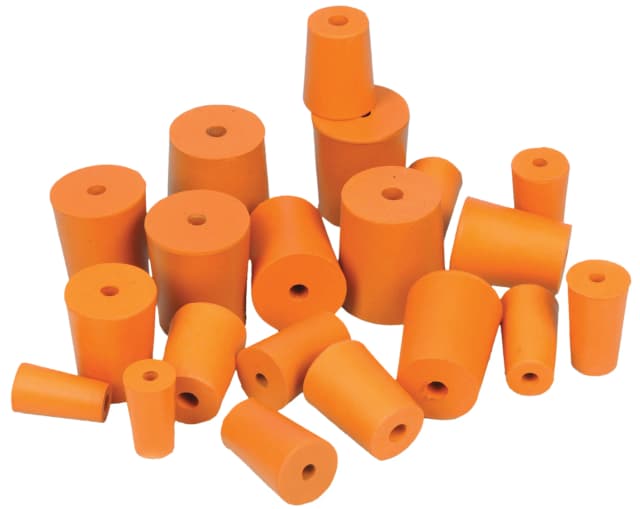 Stopper Rubber - One hole, pk of 50