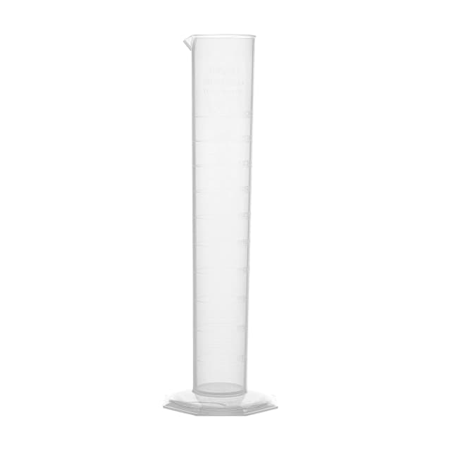 Cylinder Measuring Graduated-Octagonal base, cap. 500ml, Class B,Polypropylene