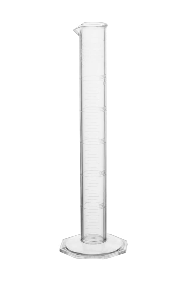 Cylinder Measuring Graduated-TPX, Class A with Octagonal base,cap. 50ml