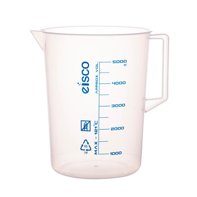 Measuring Jug-Screen Printed, 5000ml, Polypropylene
