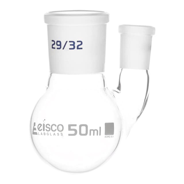 Flask Distilling Round Botton with joint 50ml 29/32, 14/23