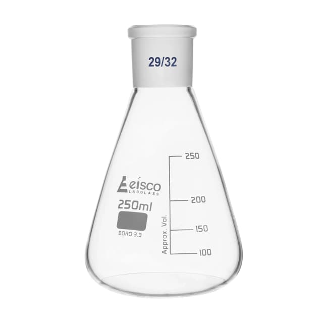Flask Conical 300ml, Socket size 29/32, narrow neck, with interchangeable joint, borosilicate glass