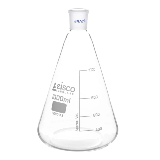 Flask Conical 1000ml, Socket size 45/40, narrow neck, with interchangeable joint, borosilicate glass