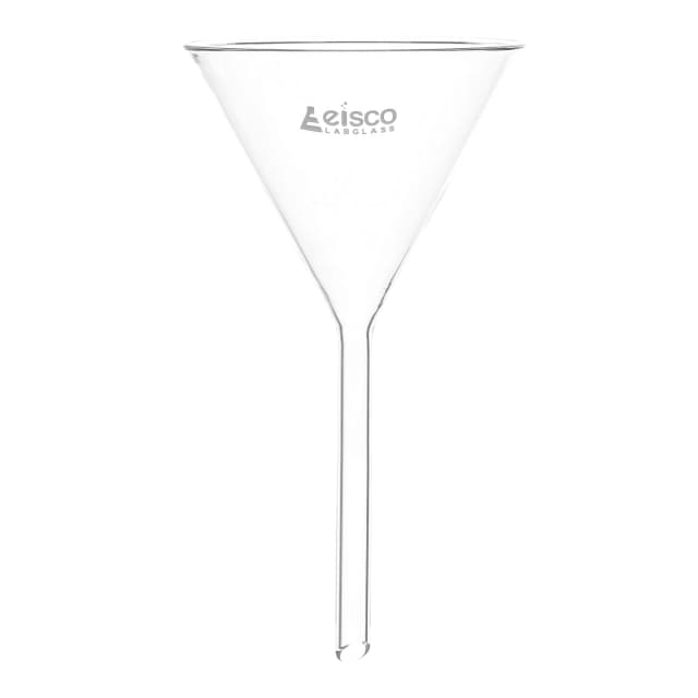 Funnel Filter 75mm, Borosilicate glass, plain at 60° angle