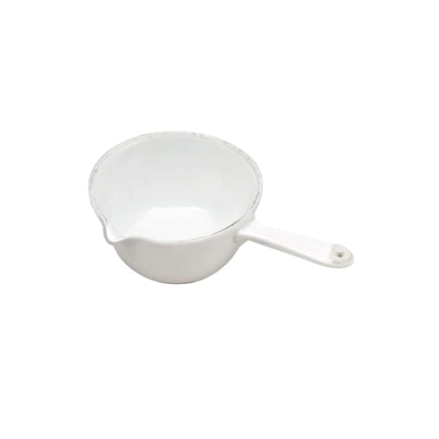 Caserole 200ml, with lip, pouring spout and porcelain handle
