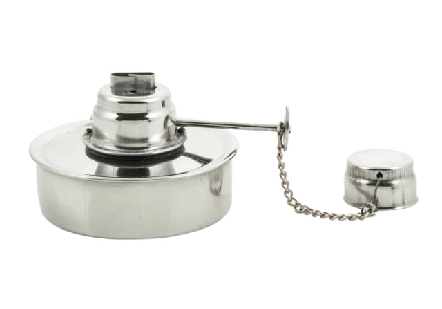 Spirit Lamp - Stainless steel Sheet, cap. 80ml