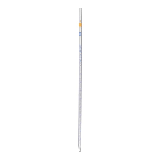 Pipeta serológica, 2 ml, clase A, tolerancia ±0,010 ml, vidrio borosilicato 3,3