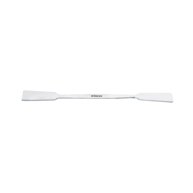 Premium double sided spatula,wire handle, stainless steel, 12cm length