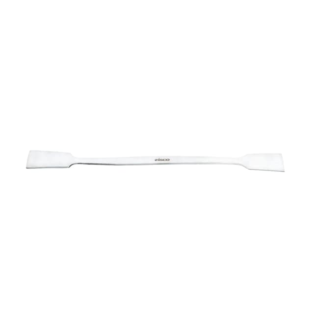 Premium double sided spatula,wire handle, stainless steel, 15cm length