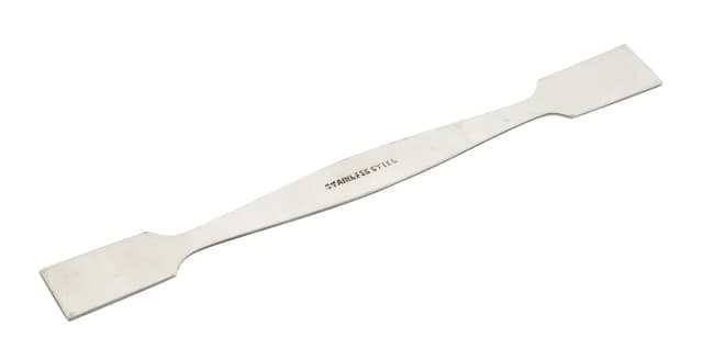 Spatula Stainless steel 20cm., Double ended, flat blades