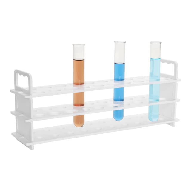 Test Tube Stand, Polypropylene, 20mm x 20 Tubes