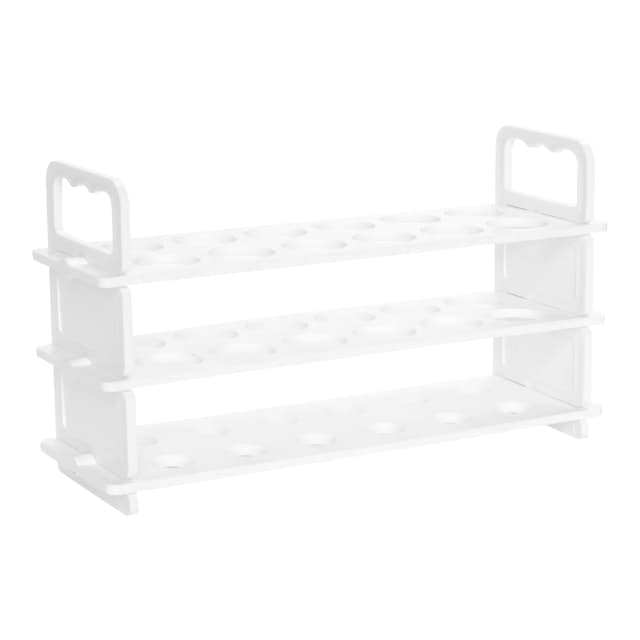 Test Tube Stand, Polypropylene, 25mm x 12 Tubes