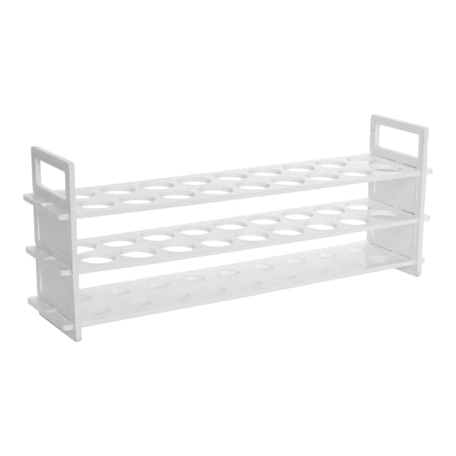 Test Tube Stand, Polypropylene, 25mm x 18 Tubes