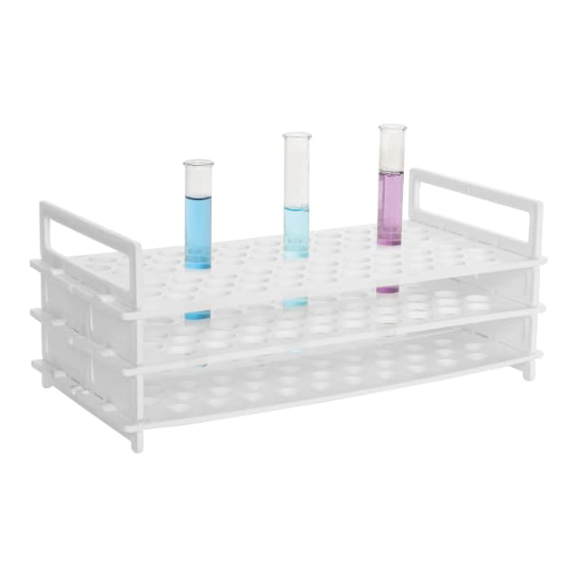 Test Tube Stand, Polypropylene, 16mm x 62 Tubes
