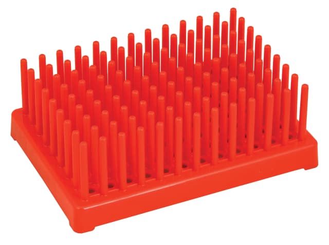 Test Tube Peg Rack, 50 places for 16mm tubes