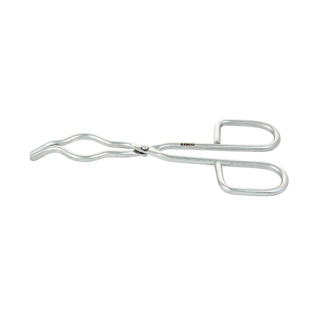 Premium crucible tongs, stainless steel with bow, length 15cm