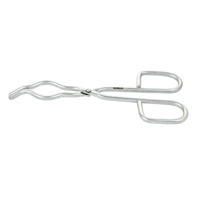 Premium crucible tongs, stainless steel with bow, length 20cm