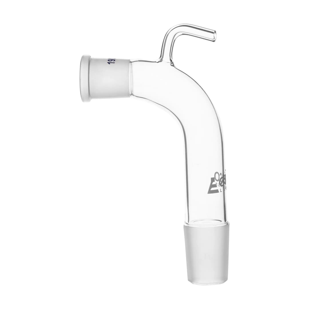 Adapter Bend Receiver with Vent, socket 24/29, Cone 24/29