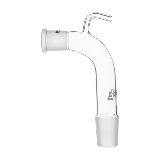 Adapter Bend Receiver with Vent, socket 24/29, Cone 24/29