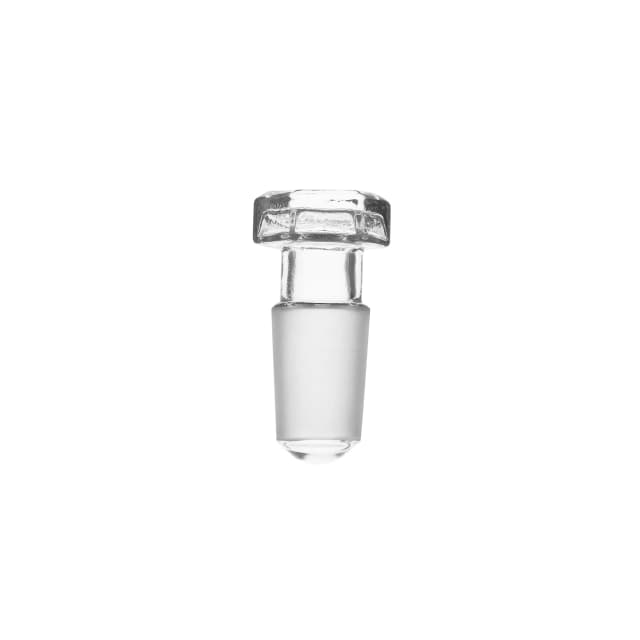 Stopper-Hollow with Round end, borosilicate glass, Cone 14/23