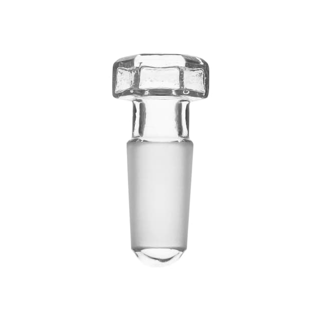 Stopper-Hollow with Round end, borosilicate glass, Cone 19/26