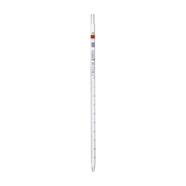 Pipette Serological class 'A' with individual work certificate, 5.0ml, Yellow, Blue Printing