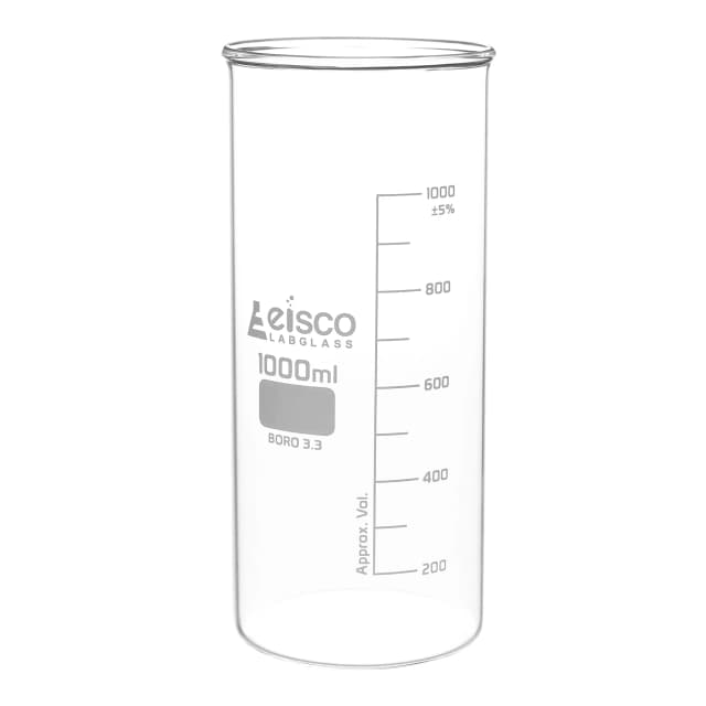 Beaker Tall form without spout made of borosilicate glass, graduated, 1000ml
